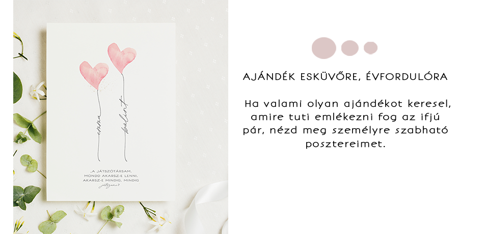 Ajándék esküvőre, évfordulóra