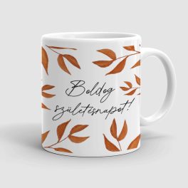 Őszi bögre "Boldog Születésnapot"