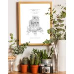 APA A VILÁG falikép, nevekkel