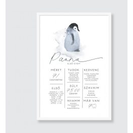 PINGVIN SZÜLETÉSNAPI POSZTER 