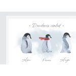 Családi falikép, nevekkel