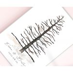 Ujjlenyomat fa vendégkönyv tintapárnával