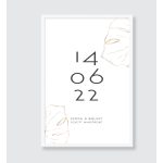 A NAGY NAP- Poszter az esküvő napjáról