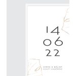 A NAGY NAP- Poszter az esküvő napjáról