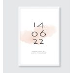 A NAGY NAP- Poszter az esküvő napjáról