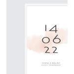 A NAGY NAP- Poszter az esküvő napjáról