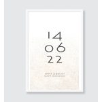 A NAGY NAP- Poszter az esküvő napjáról