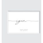 IGEN- Poszter az esküvő napjáról