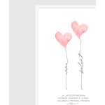 SZÍVEK- neves poszter pároknak