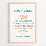 Motivációs falikép- Semmi gond