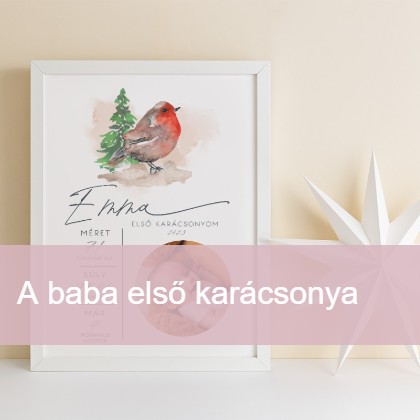 A baba első karácsonya – emlékőrző ajándékötletek