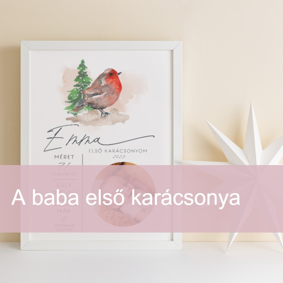 A baba első karácsonya – emlékőrző ajándékötletek